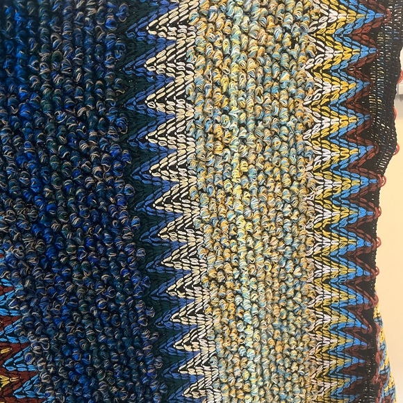 NWOT Bohemian Knit Tasseled Poncho Cardigan Sweater Oversized. - Picture 7 of 13